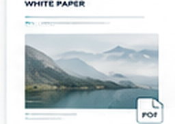 White paper cover